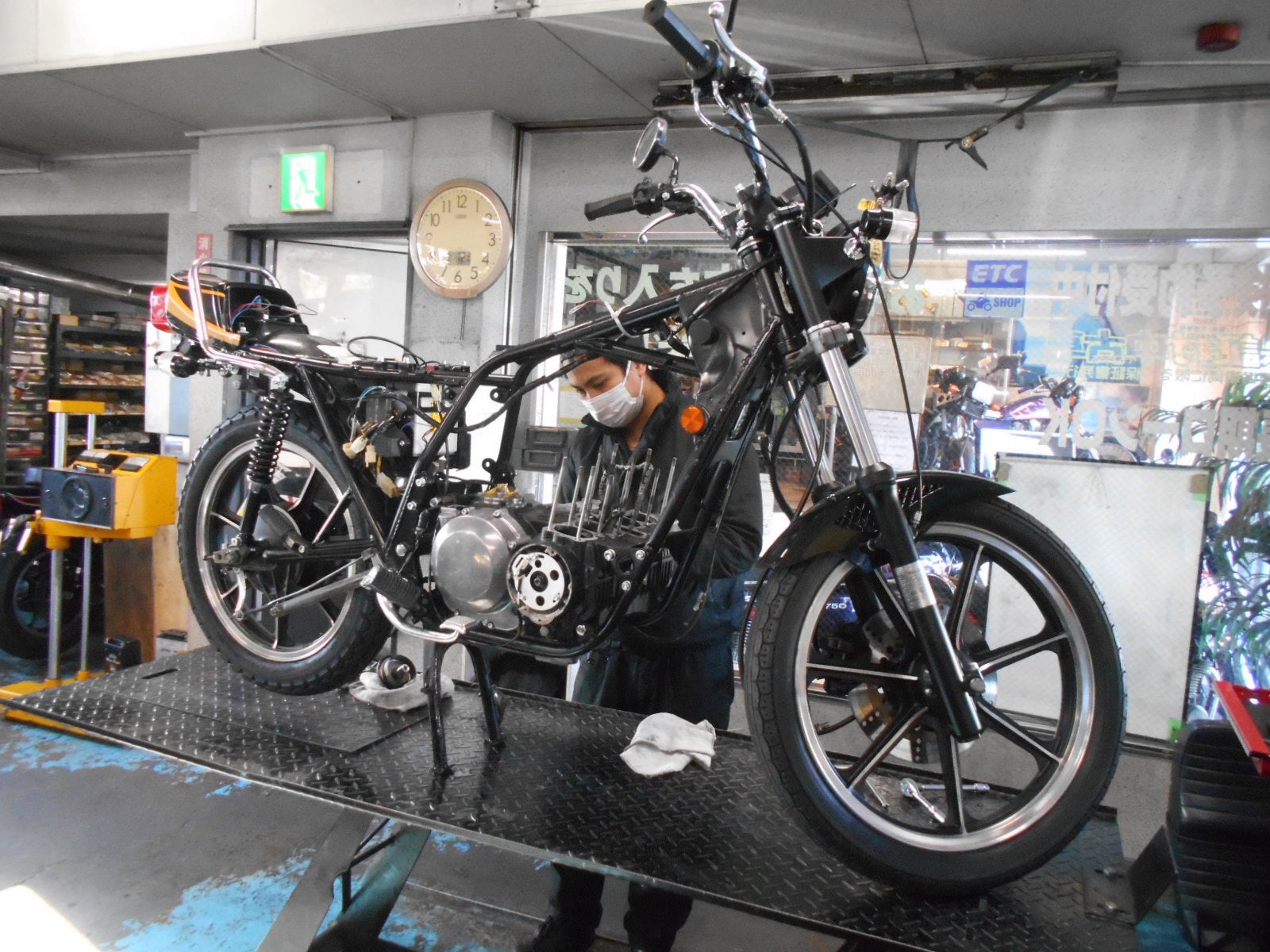 タイガーの角Z! カワサキ KZ550 栃木県 尾島様、St4整備中 タイガーの角Z! カワサキ KZ550 栃木県 尾島様、St4整備中