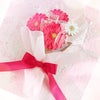 花束クッキーのプレゼントの画像