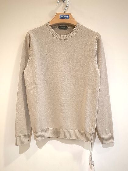 ZANONE リネン×コットンクルーネックセーター! | atour blog