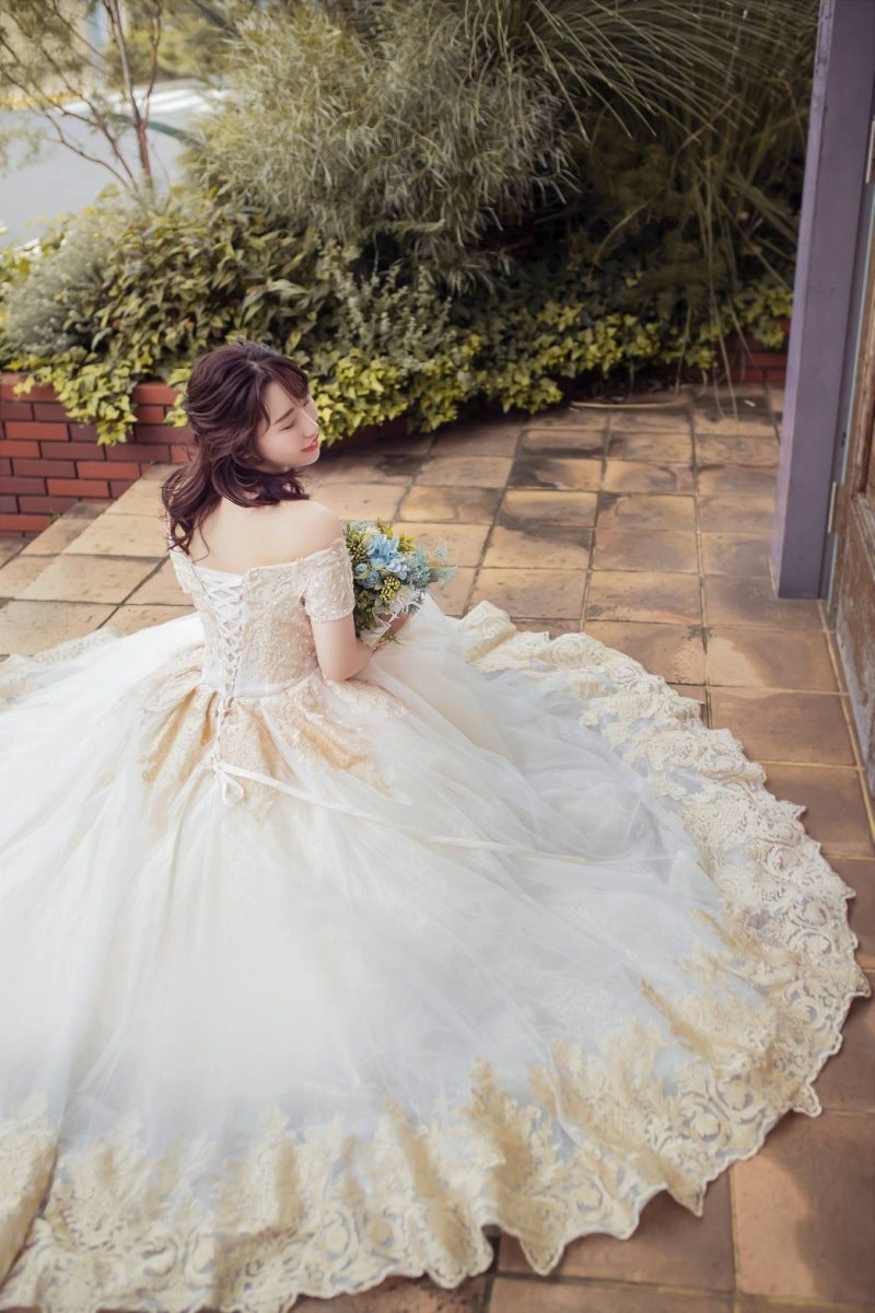 東京フォトウェディング】プリンセスラインドレスで前撮り❤︎ 花嫁