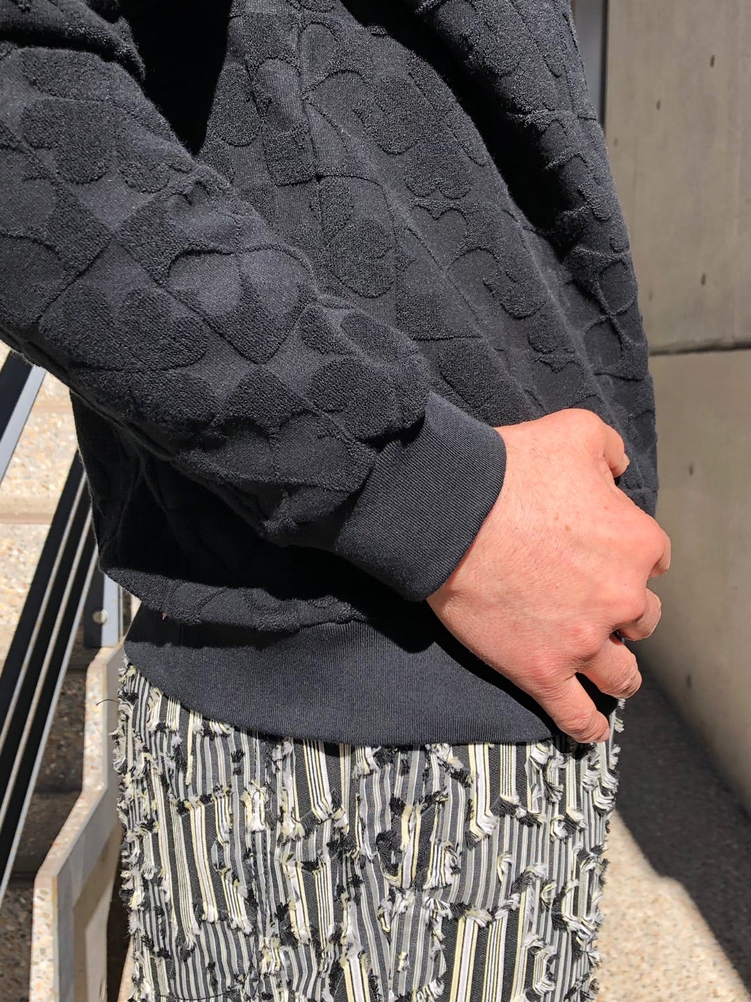 MASU CLOVER PILE SWEAT SHIRTS BLACK | ragazzo cultura