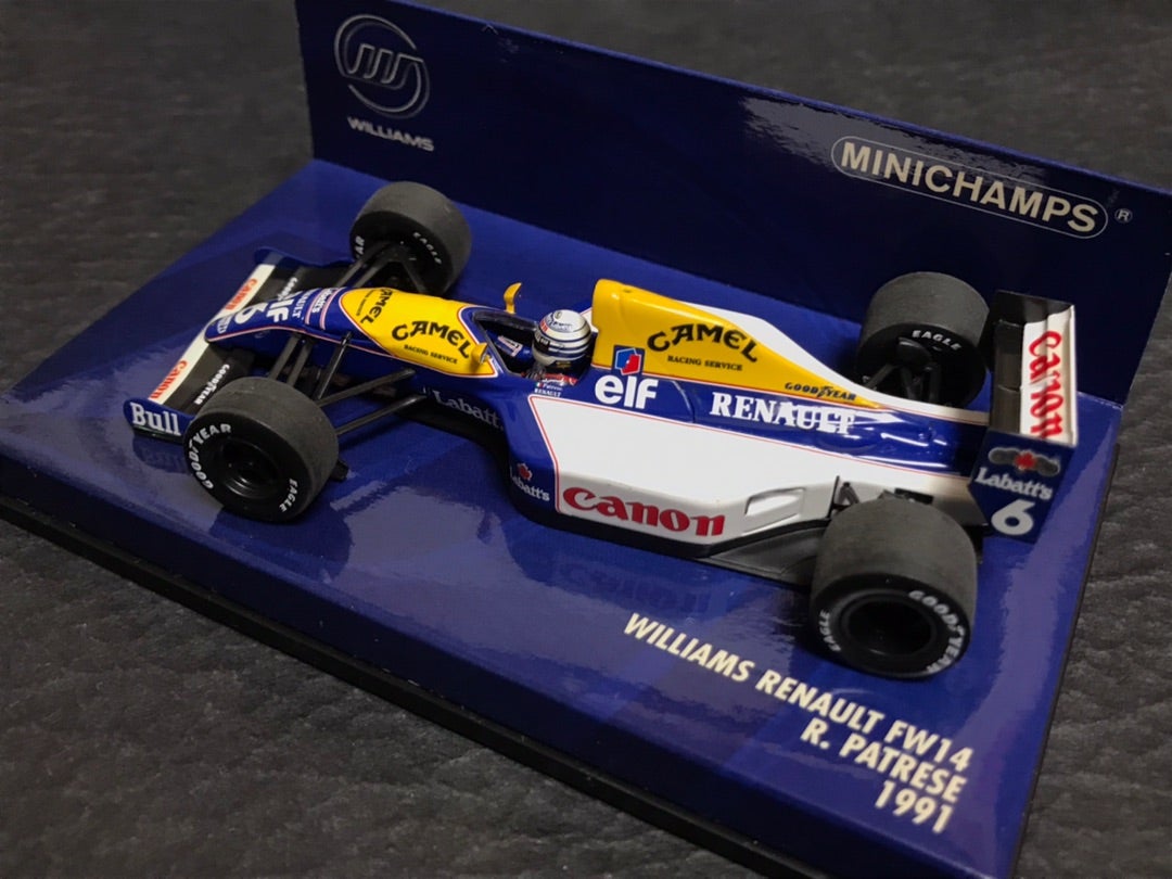F1　1991ウイリアムズルノー　FW14モデルカー