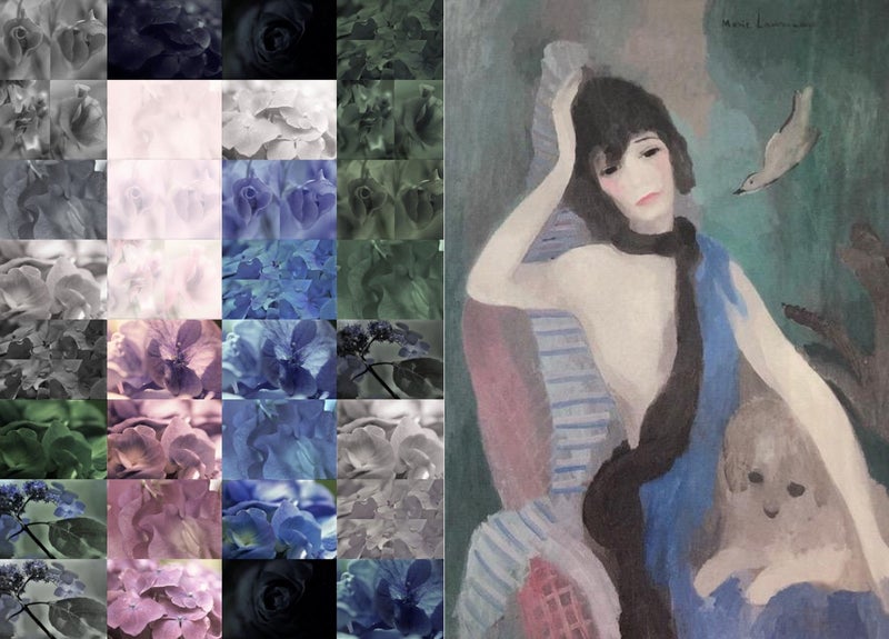 マリー・ローランサン「ココ・マドモワゼル・シャネルの肖像」 オランジュリー美術館 | colorful life