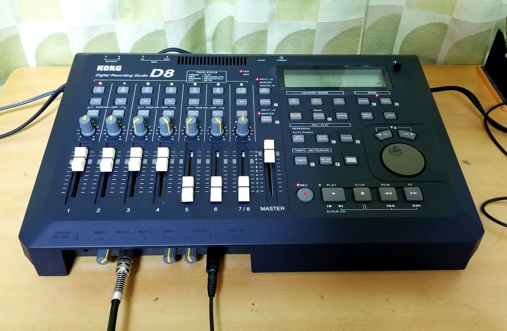 DIGITAL RECORDDING SUTDIO KORG D8 録音・編集良好・完動品 DIGITAL RECORDDING SUTDIO KORG D8 録音・編集良好・完動品