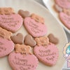 たくさんのバレンタインクッキー！の画像