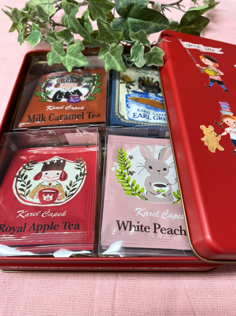 カレルチャペック紅茶店 可愛い缶 ポーチシリーズが新入荷です ナチュラル雑貨とお洋服のお店 Youkiya 陽氣屋