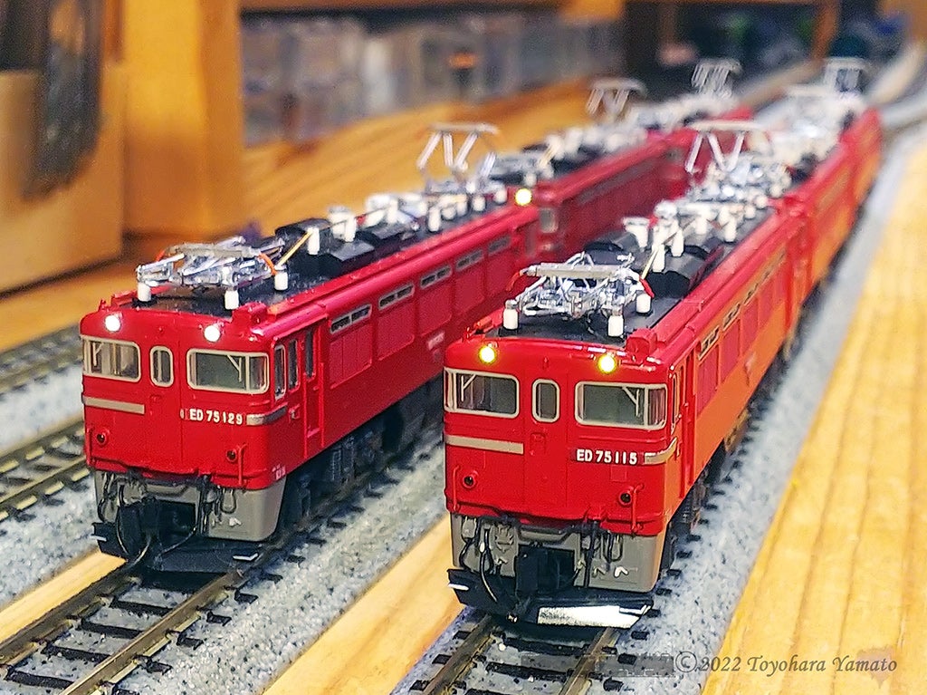 KATO ED75 ナンバープレートの出っ張り方．． [鉄道模型] | 重単5175 