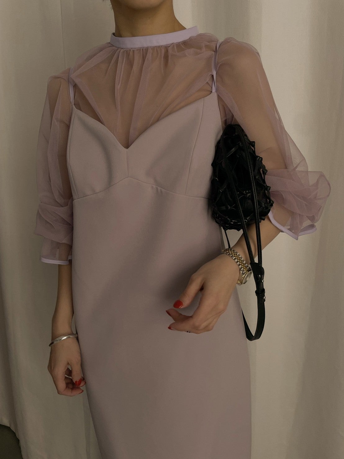 人気を誇る MANY WAY AIRY VEIL DRESS 新品未使用タグ付き pinkandbird.com