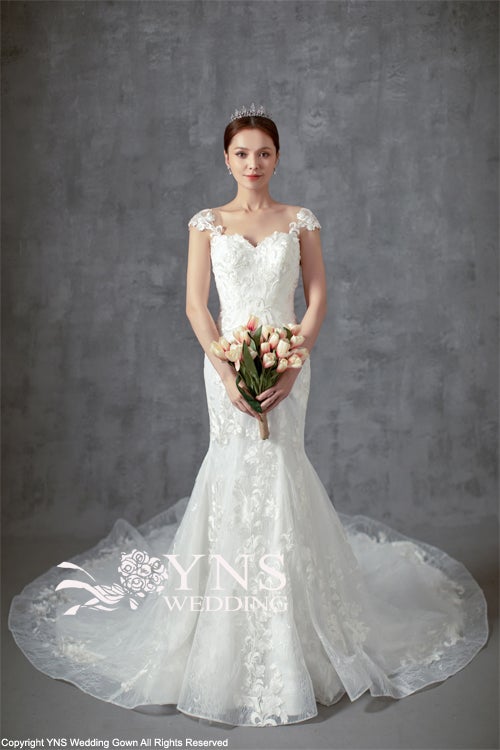 日本産】 YNS WEDDING ウェディングドレス SL20903 ウェディング - www ...