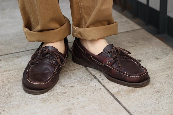 Paraboot】シボ革仕様のお勧めデッキシューズ Paraboot】シボ革仕様のお勧めデッキシューズ