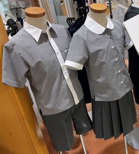 安田小学校の新しい制服（夏服）