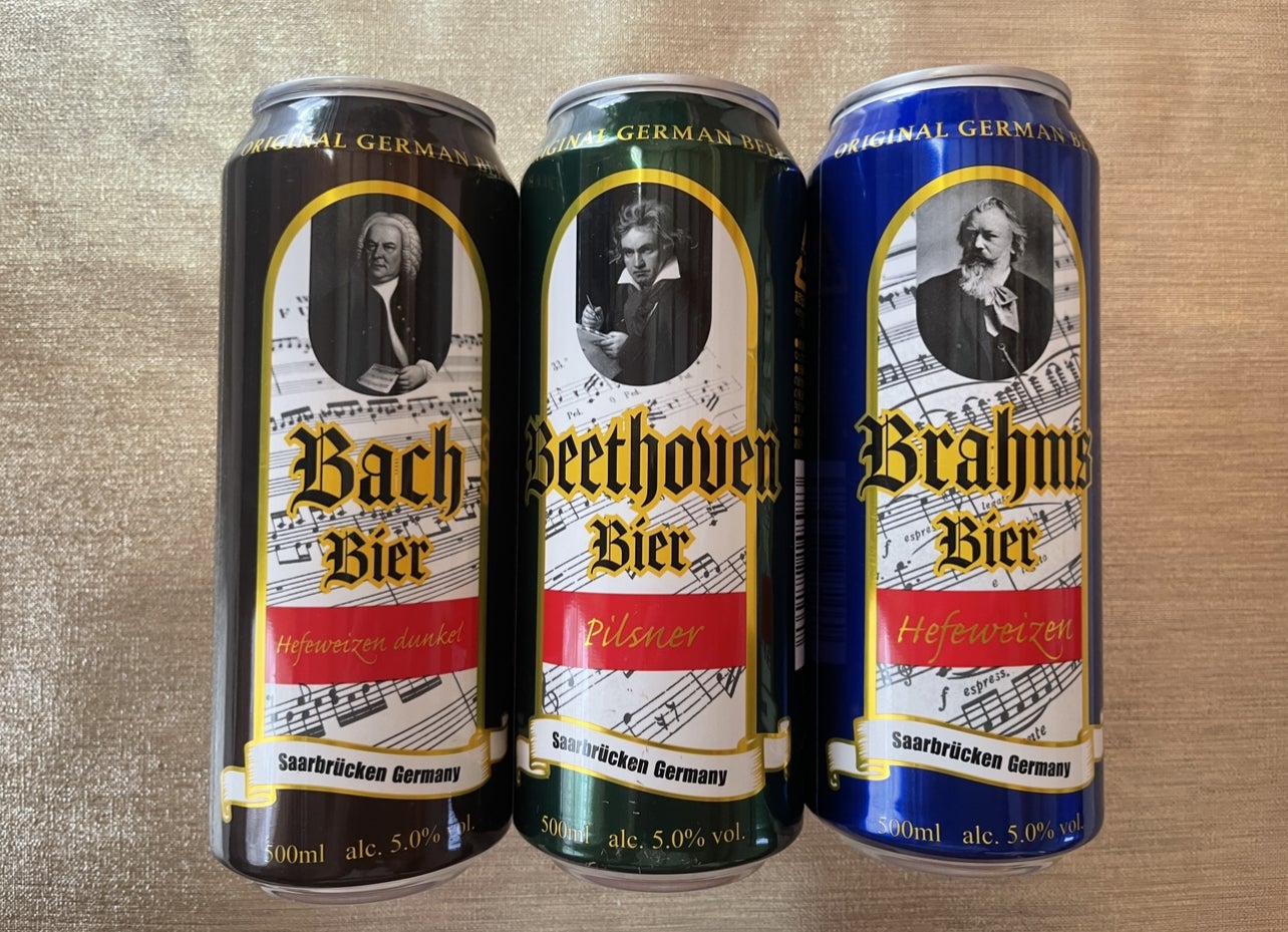 バルドン楽器店★ドイツの作曲家3大Bのオリジナルビールの記事画像