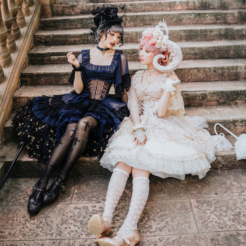 妖精風 コーデ カットソー TP00163N & コルセット Y00025X 妖精風 コーデ カットソー TP00163N & コルセット Y00025X