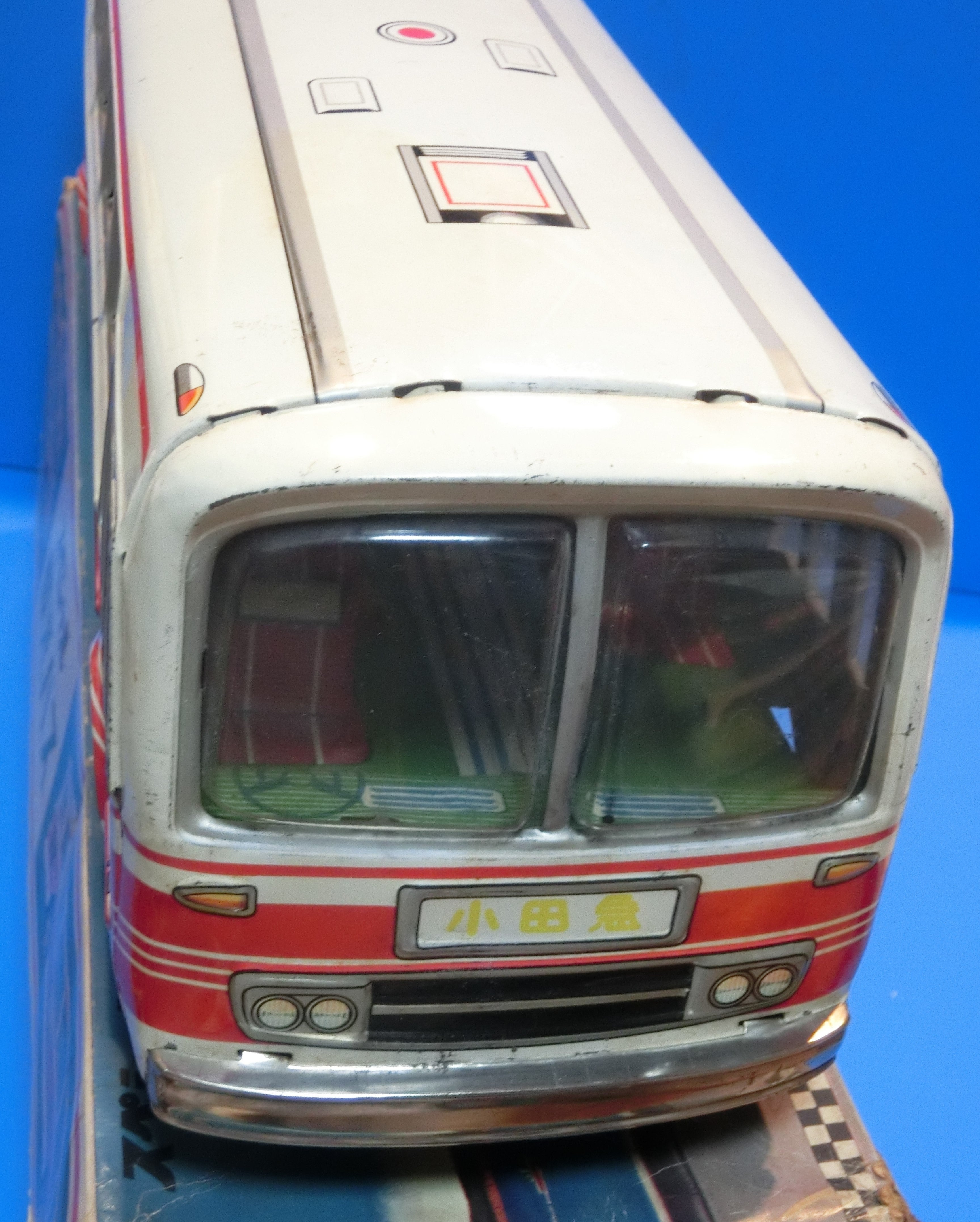 ☆1971年浅草玩具エーワン小田急バス ~ ブリキ自動車 ☆1971年浅草玩具エーワン小田急バス ~ ブリキ自動車