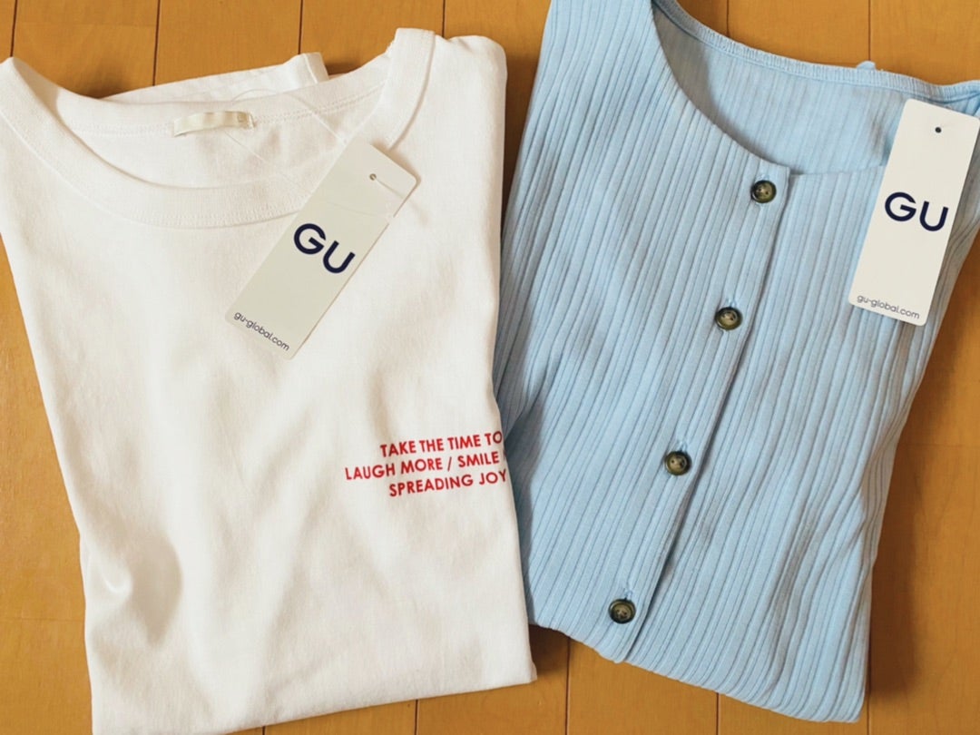 【GU】値下げ品のカーディガンとTシャツ | 3兄弟ママのプチプラ 