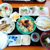 天橋立市場食堂街の品数が多いボリューム満点お魚定食ツーリングin京都府宮津市の画像