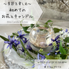 【募集】～季節を楽しむ～初めてのお花とキャンドルの画像