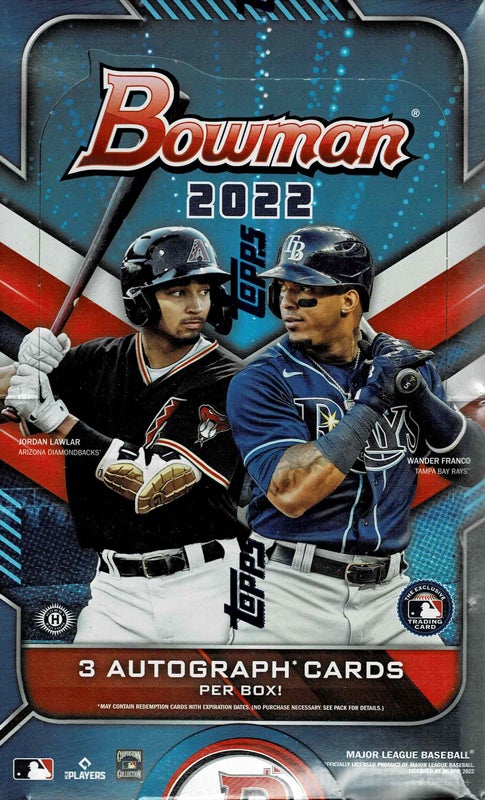 2022 Bowman Baseball Hobby 24 Packs/10 Cards: 1 Auto 