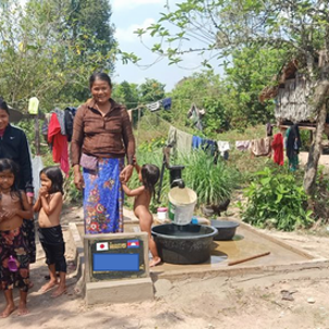 カンボジア井戸建設支援報告（サムラオン村チュム・ケさん宅)の画像