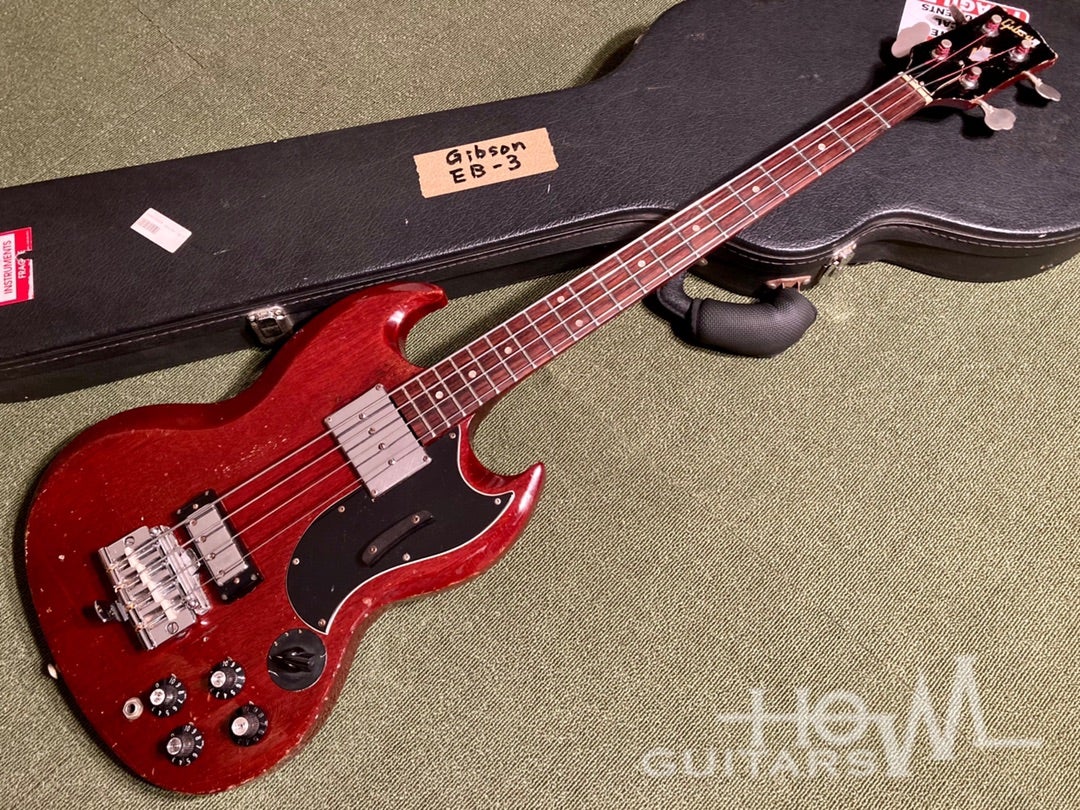 Gibson 1969年製 EB-3 Cherry Red [SG Bass] HOWL GUITARS