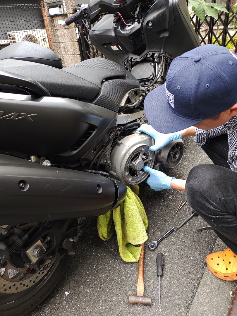 白 フリル付 TMAX 530 ハーフプーリー マロッシ 検) 星野設計 プーリー