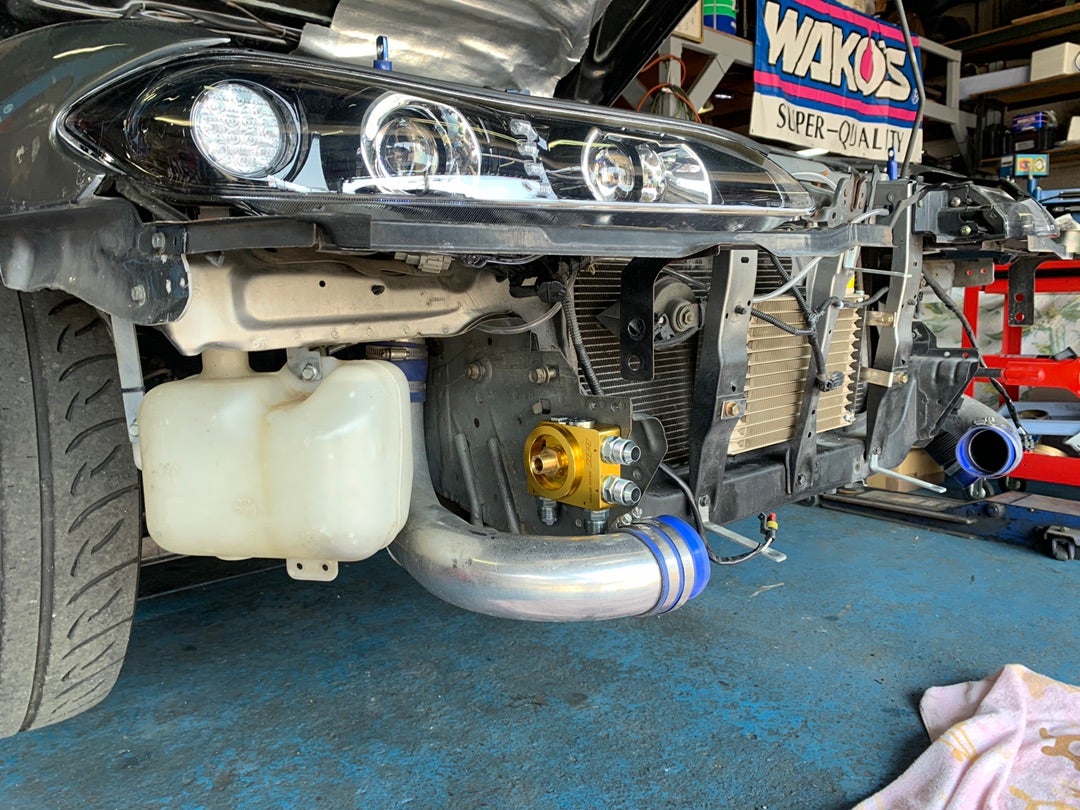 S15 HPIオイルクーラー取付けパート2☆ | FKC・鰹のブログ