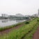 隅田川水と緑の風テラス早朝散歩１3高圧鉄塔にカラスの巣