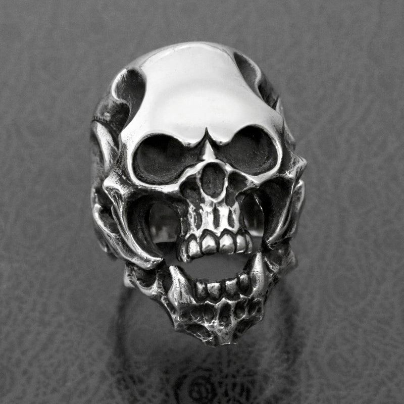glam scale　グラムスケイル　スカル　髑髏　skull ring　シルバーギークス　silvergeeks