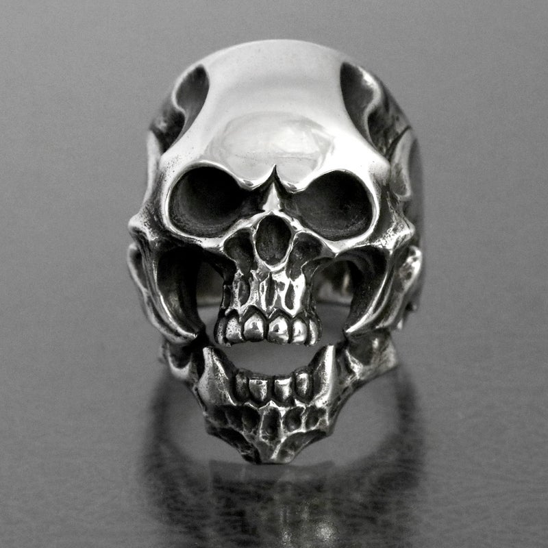 glam scale　グラムスケイル　スカル　髑髏　skull ring　シルバーギークス　silvergeeks