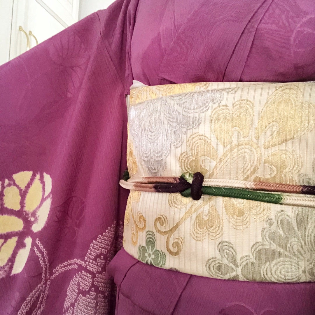 大人ローズピンクのアンティーク着物で椿山荘へ | Kazumi's Diary