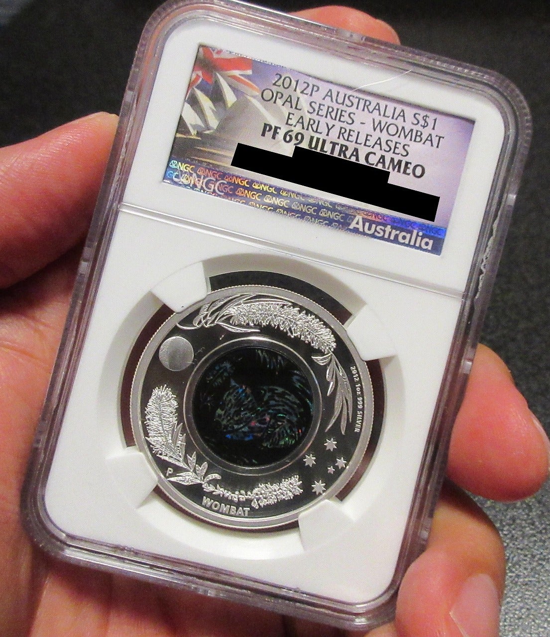 オーストラリア 2012 ウォンバット 1ドル銀貨 NGC PF69UC ER | コイン 