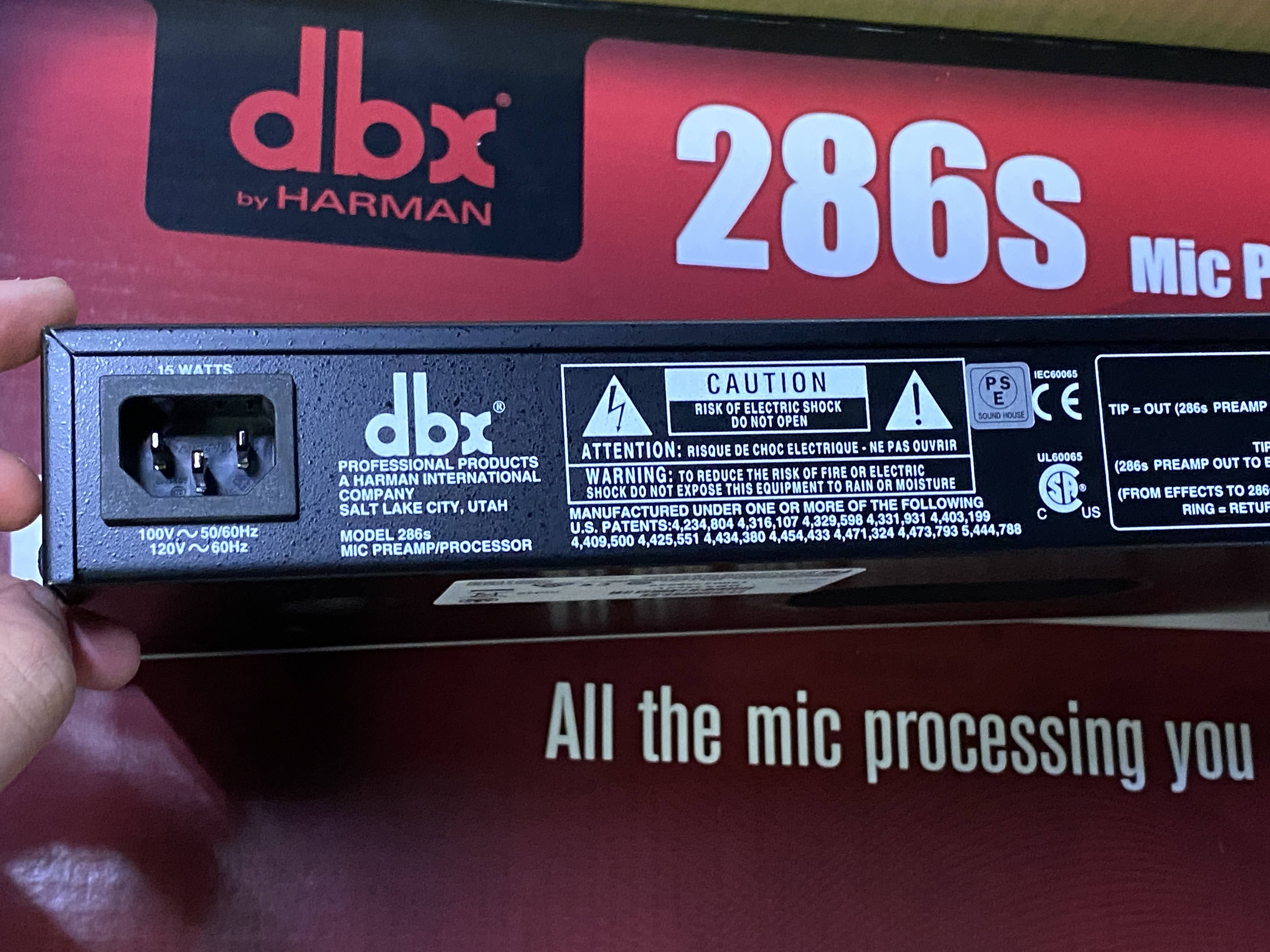 超コスパなマイクプリ dbx286s を買ってみた | きまぐれブログ