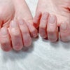 割れ爪保護クリアジェルコーティング☆apple nailの画像
