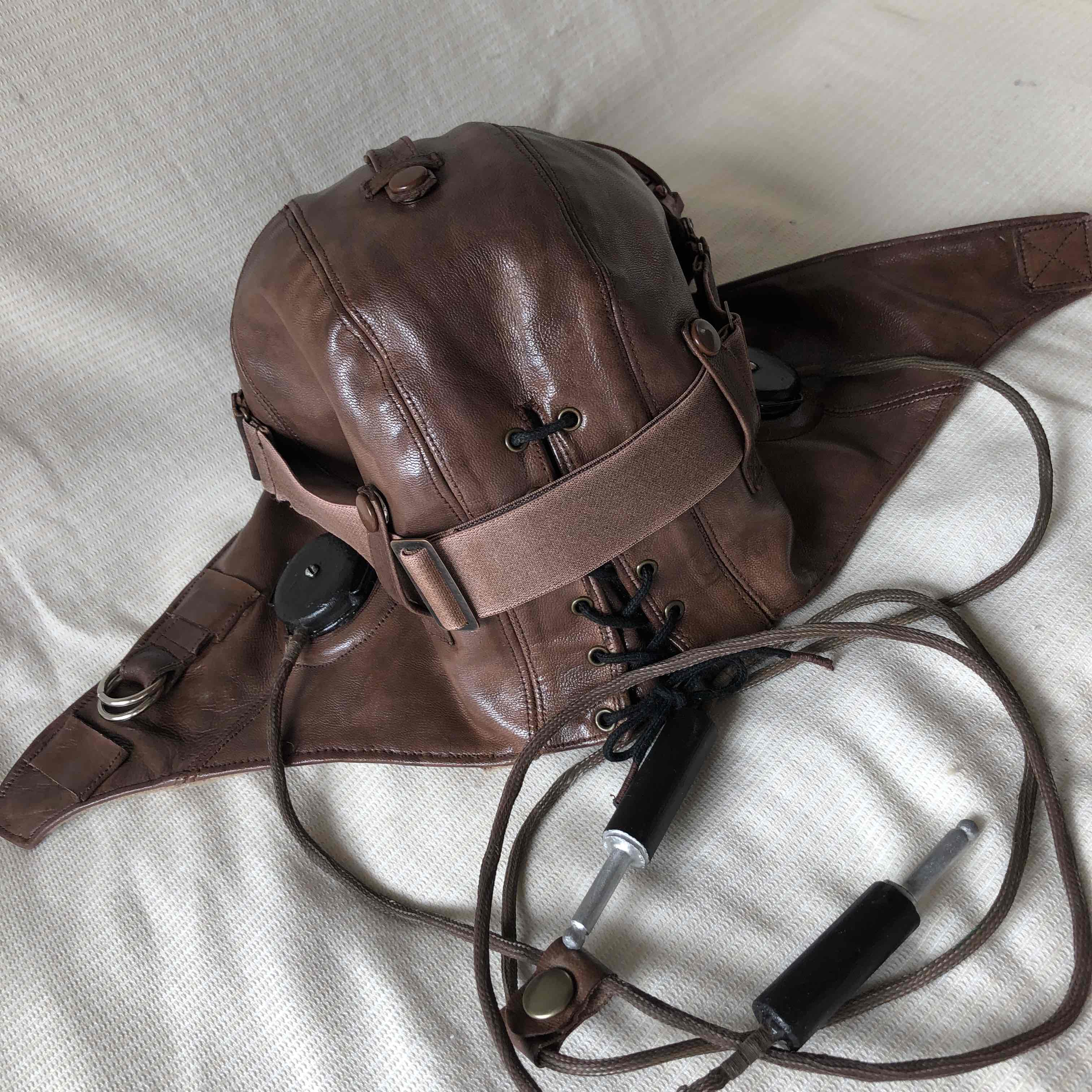 新作】日本陸軍末期頃の飛行帽（編み上げタイプ） | 軍装 製作 