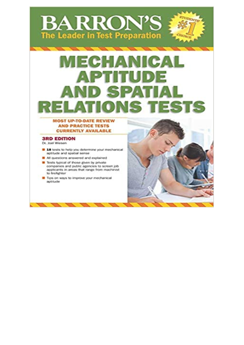 Read PDF Books Mechanical Aptitude And Spatial Karleybaird 