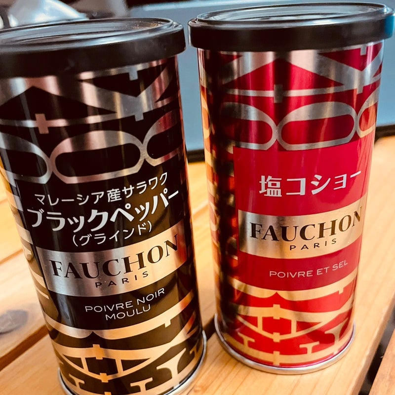 703円 売店 FAUCHON缶入塩コショー 100g ×2本
