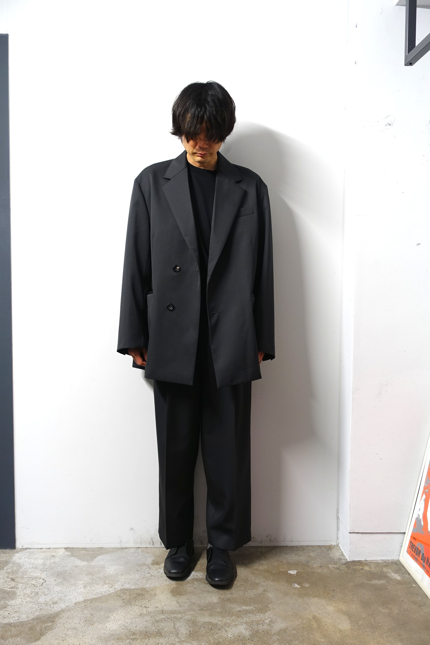 stein(シュタイン)/OVERSIZED DOUBLE BREASTED LONG TAILORED JACKET