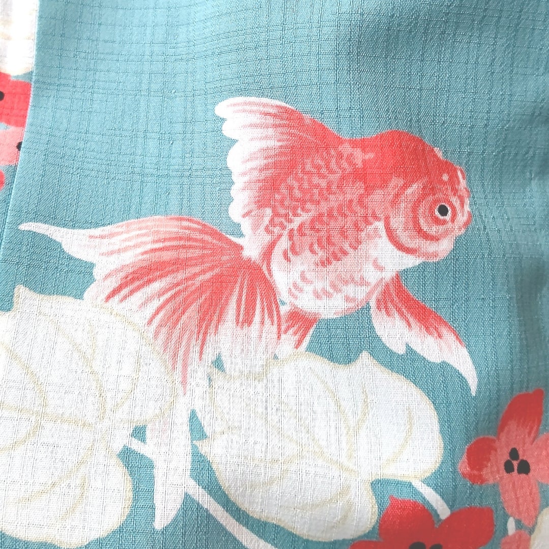 金魚柄に金魚の帯で涼しげ夏着物 | 遊蝶花（ゆうちょうか）
