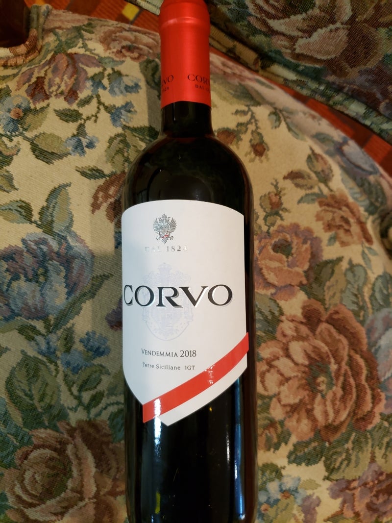 シチリア赤ワイン:コルヴォ ロッソ 2018 ドゥーカ ディ サラパルータ | 99％マリアージュ～毎日着物とワインと物語