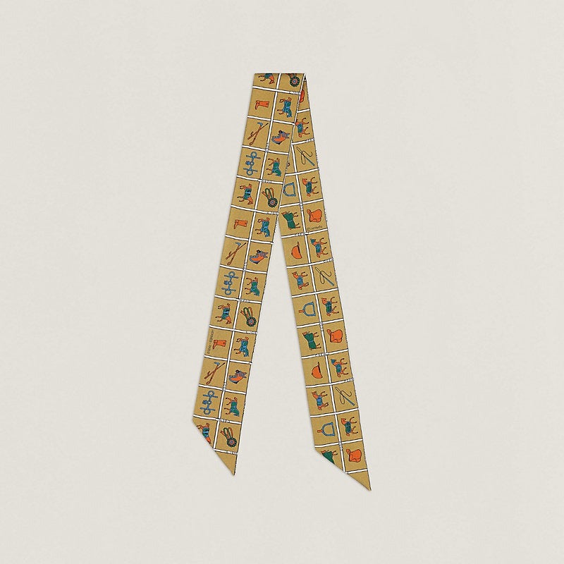 エルメス スカーフ美品 ツイリー シルク バンダナ/スカーフ ファッション小物 レディース 限定特価