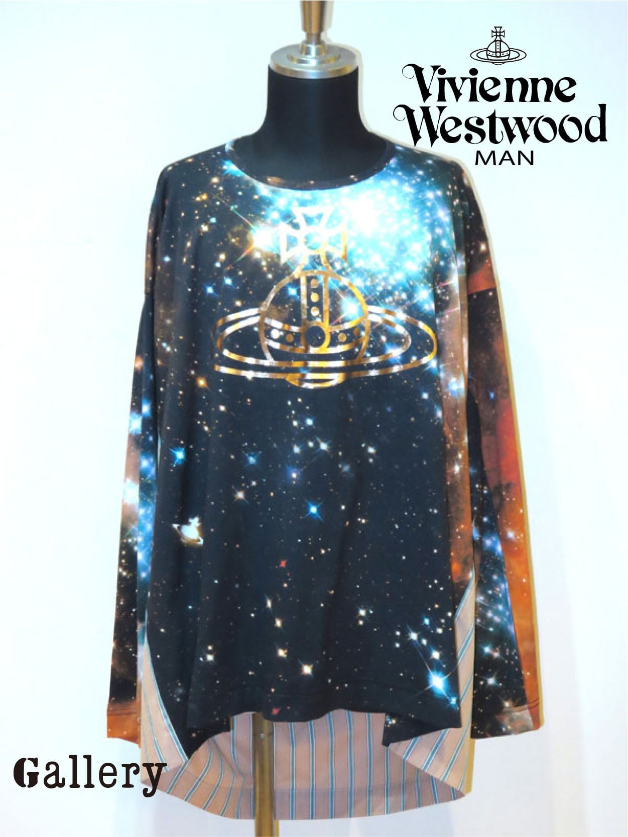◇Vivienne Westwood【GALAXY スクイグル長袖Tシャツ】 | Gallery