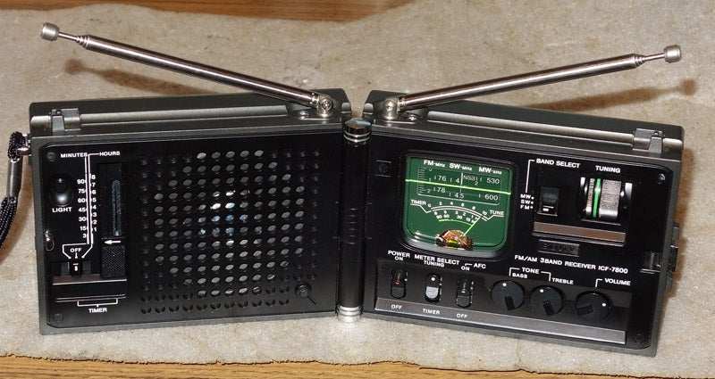 オーディオ機器 ラジオ ソニーのICF-7800 Newscaster | じんけいの修理日記