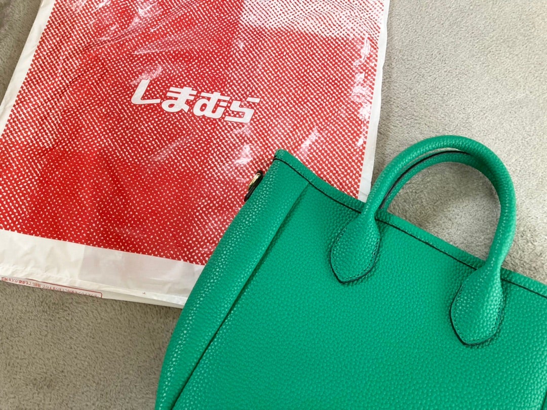 しまむら購入品】一目惚れしたグリーンバッグ | oriのゆる〜りブログ