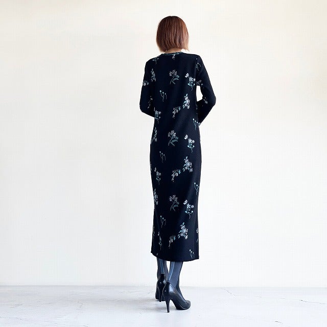 Floral Jacquard Knitted Dress | Mame Kurogouchi CLARK 入荷情報