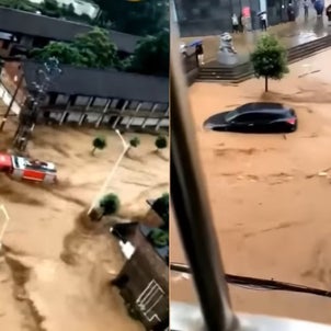 世界中で洪水が起きています。の画像