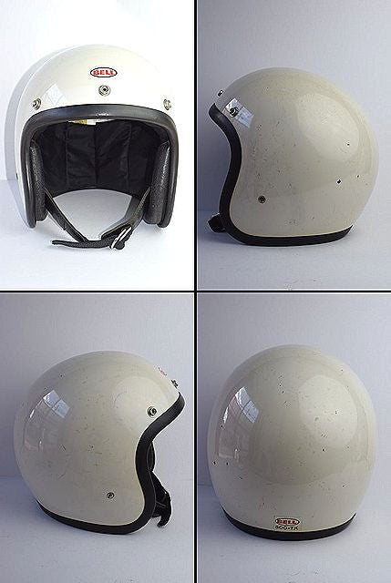 ☆リペア済み！ 1960's BELL 500TX 7 1/2 白 ビンテージ ヘルメット