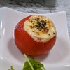 【トマトの焼きサラダ】簡単で甘くて美味しい。中にトウモロコシ入りなんです。の画像