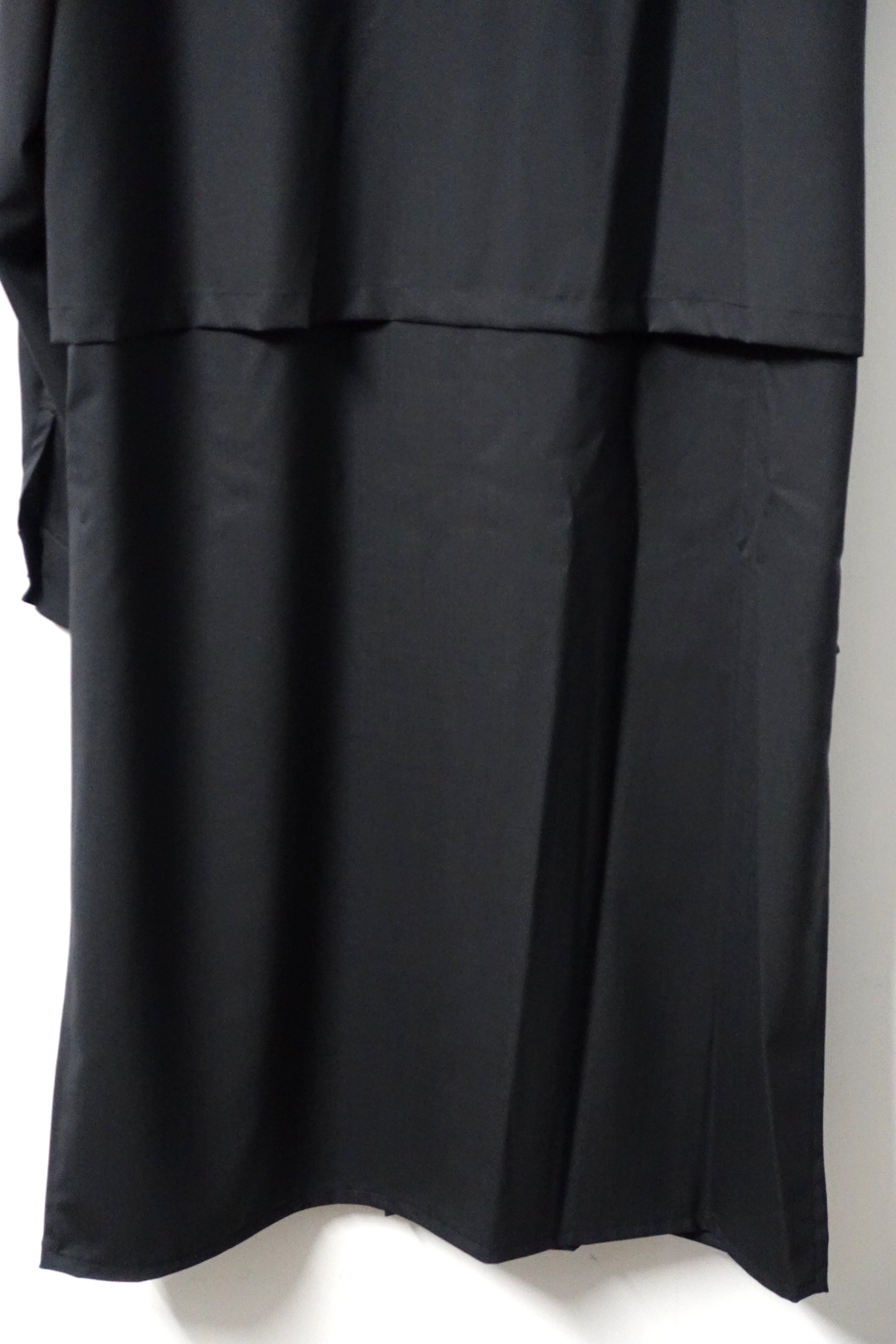 ETHOSENS(エトセンス)/Coat shirt/Black 通販 取り扱い-CONCRETE RIVER