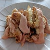 【鶏むね肉のカリカリチキン・ピンクソース】これはやみつきチキンです。の画像
