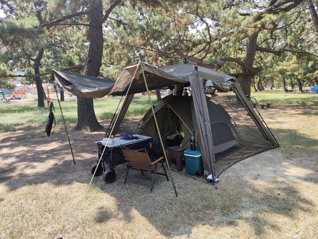 Quick Camp ワンタッチ　スクリーンタープ　　クイックキャンプ